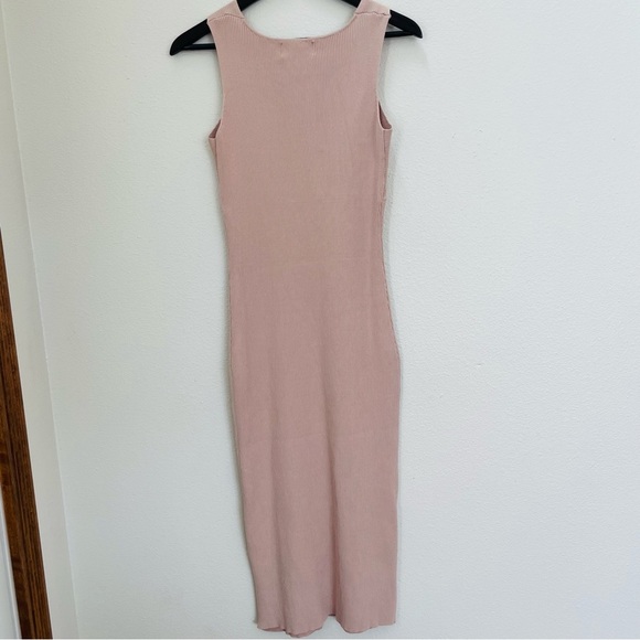 HEARTLOOM Kessy Twist Front Bodycon ARITZIA Dress in Sand Size M - Picture 6 of 11